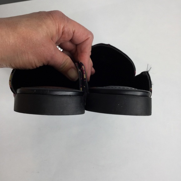 Circus by Sam Edelman Mules beetle rhinestone star embellished tapestry mules - Picture 5 of 8